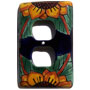 Mexican Switch Plate Ceramic Tile Outlet Girasol sp9008